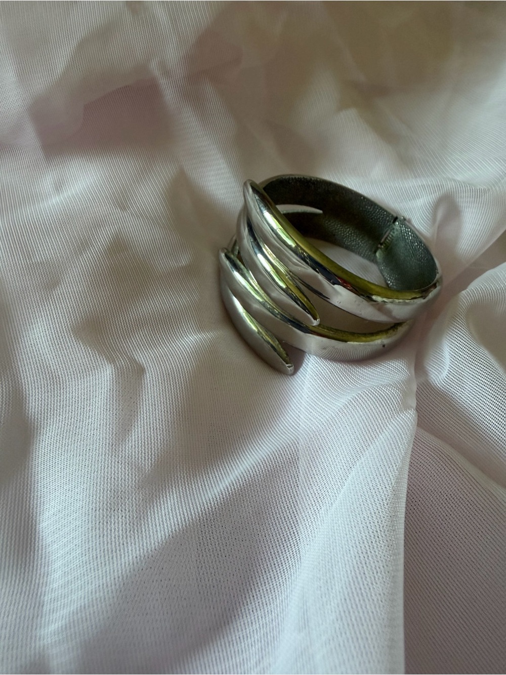 Silver tone Wrap bracelet- Women's Fashion Accessory